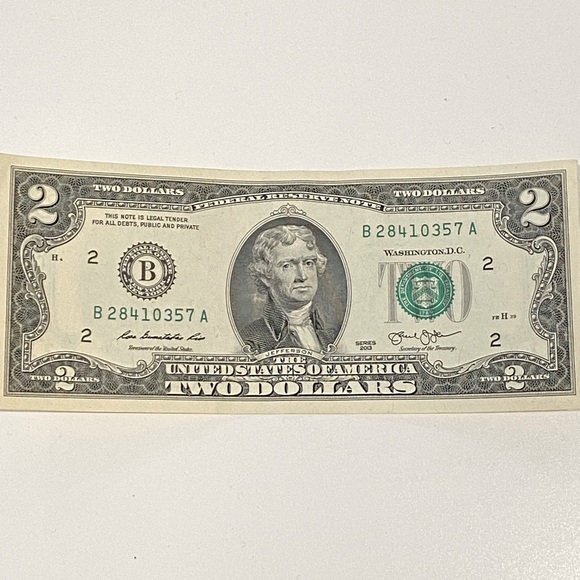 $2 Bill - Picture 2 of 5